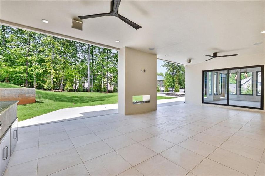 Exterior details and patio area of a home in , Sugar Hill (Image 31).