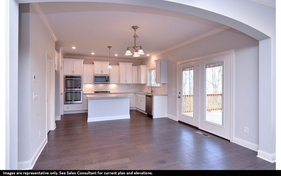 Spacious, unfurnished interior of a new home in Aden Woods, Nashville (Image 16).