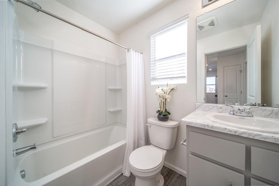 Furnished interior view inside a new home in Muegge Farms, Bennett (Image 26).