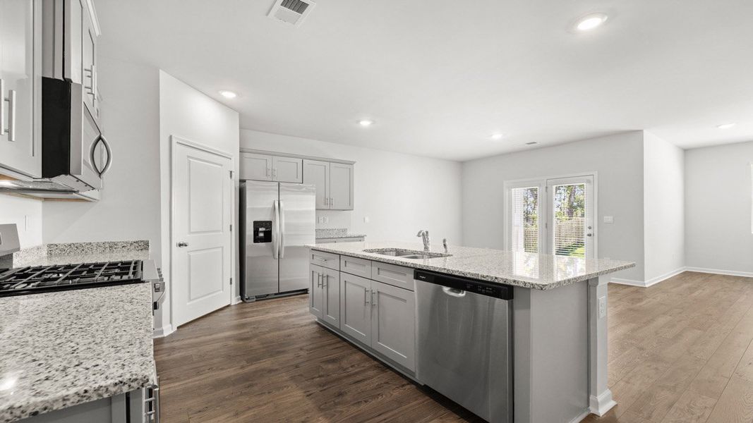 Furnished interior view inside a new home in Captain's Corner, Grovetown (Image 6). Furnished interior view inside a new home in Captain's Corner, Grovetown (Image 6).