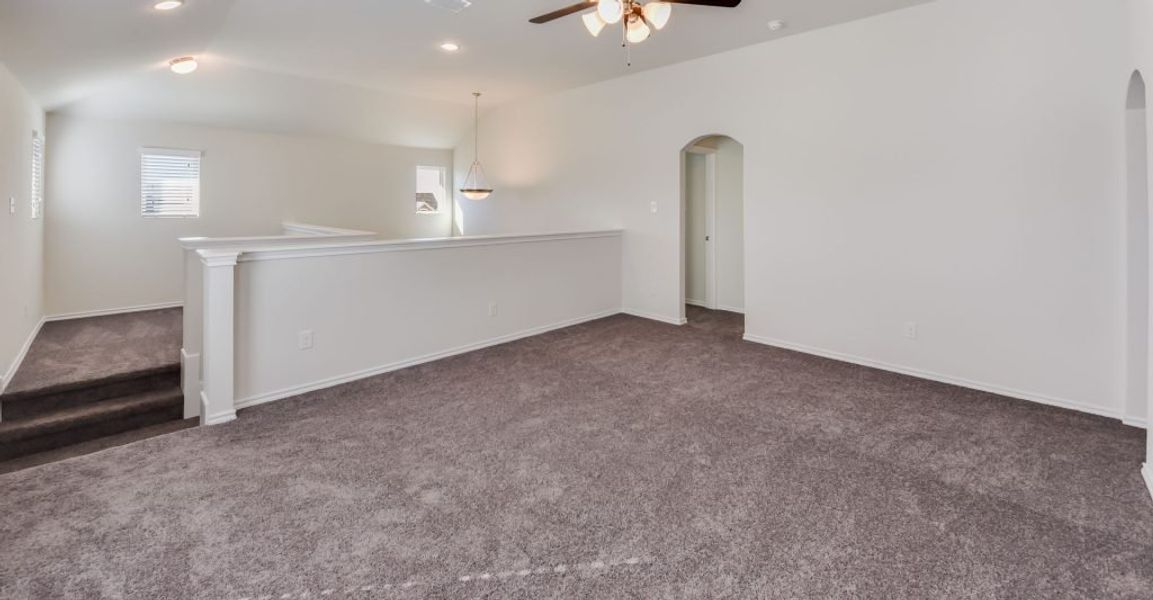 Representative exterior photo of a completed home built from the Adina by Impression Homes in Heartland, Heartland, TX (Image 18). Representative exterior photo of a completed home built from the Adina by Impression Homes in Heartland, Heartland, TX (Image 18).