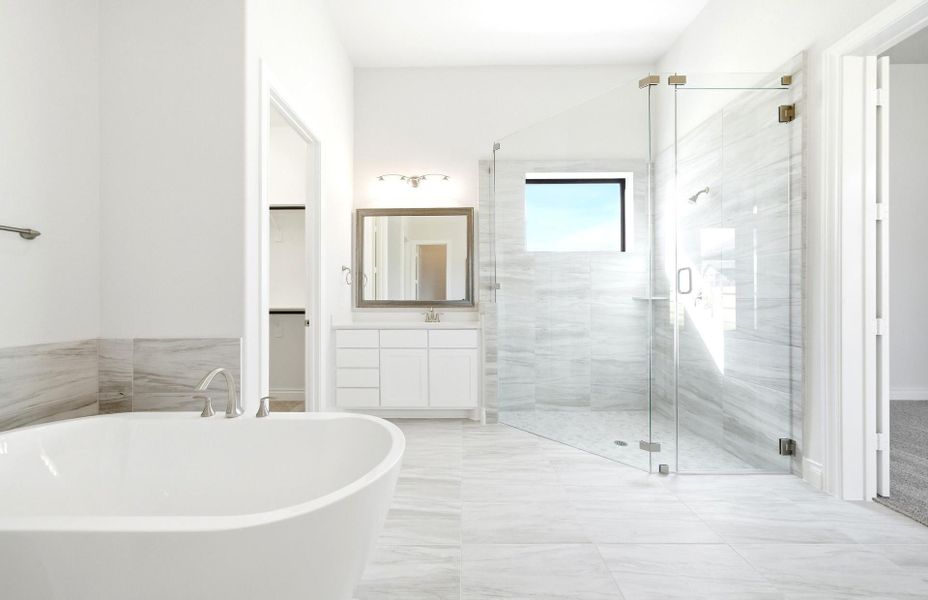 Furnished interior view inside a new home in Artavia 70′, Conroe (Image 13).