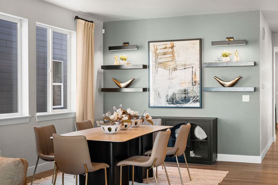 Furnished interior view inside a new home in Trumark Homes at Tanterra, Parker (Image 14).