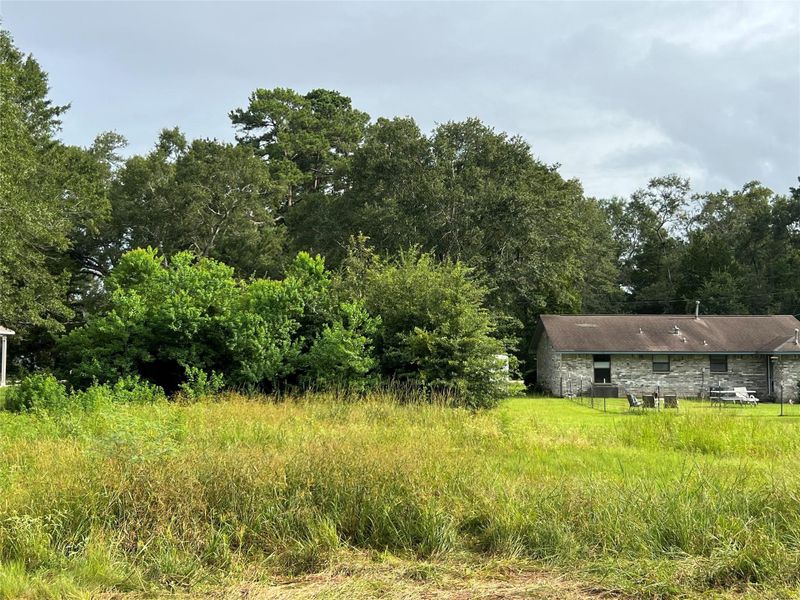 Back behind the property Back behind the property