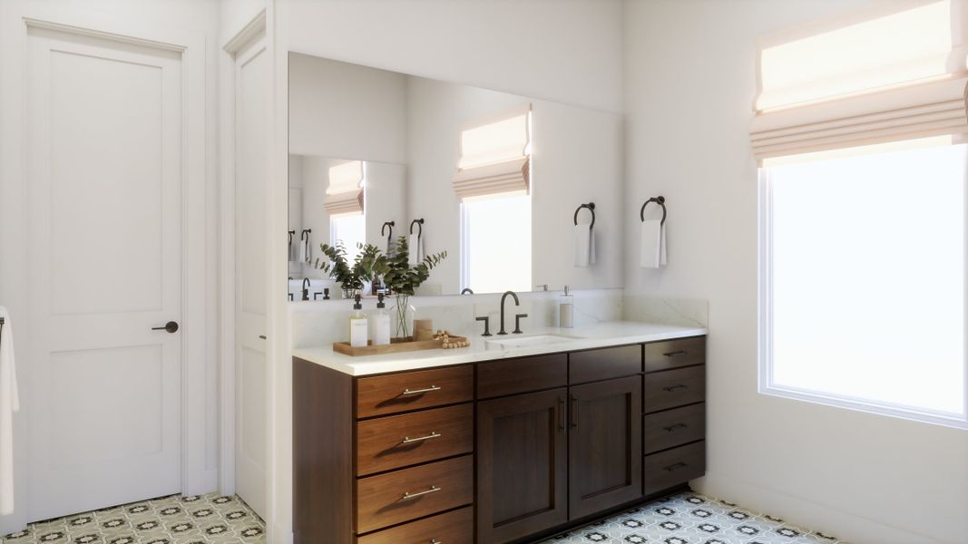 Representative furnished interior of a home built from the 5002 by Risewell Homes in Freedom at Anthem, Kyle (Image 14).