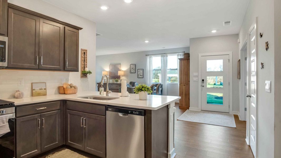 Furnished interior view inside a new home in Nexus South, Gallatin (Image 15).