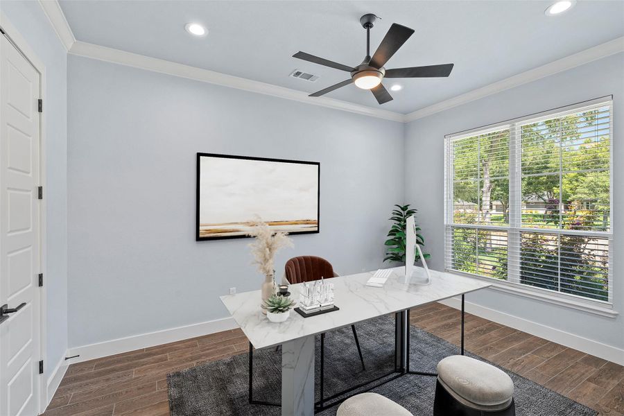 Furnished interior view inside a new home in , Temple (Image 15). Furnished interior view inside a new home in , Temple (Image 15).