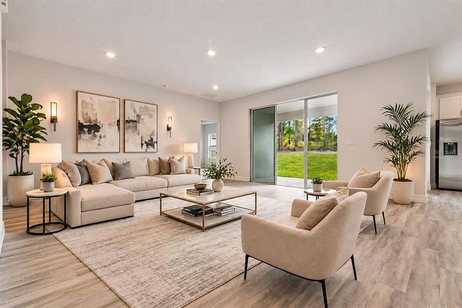 Furnished interior view inside a new home in , Ocala (Image 5).
