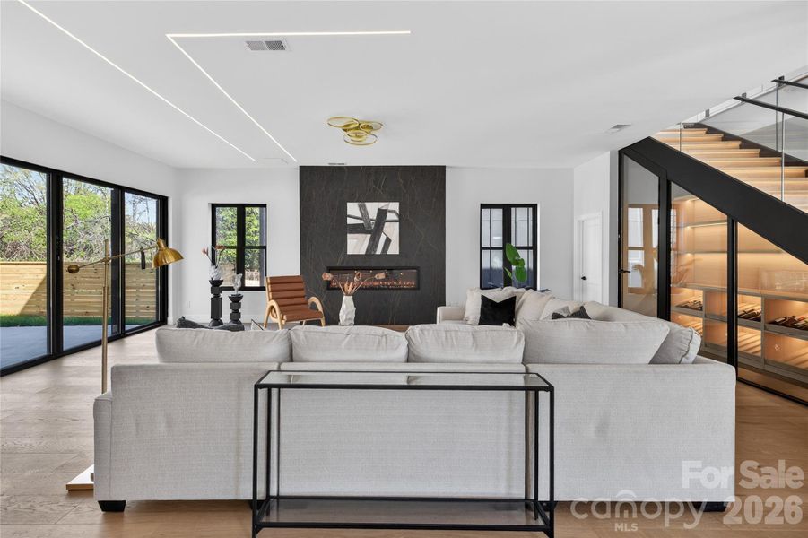 Furnished interior view inside a new home in , Charlotte (Image 29).