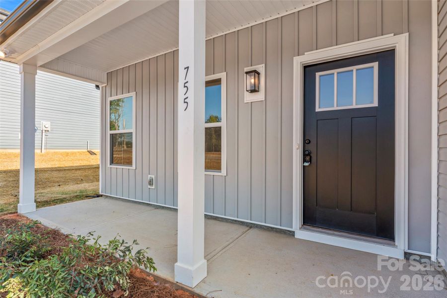 Exterior details and patio area of a home in , Albemarle (Image 16).