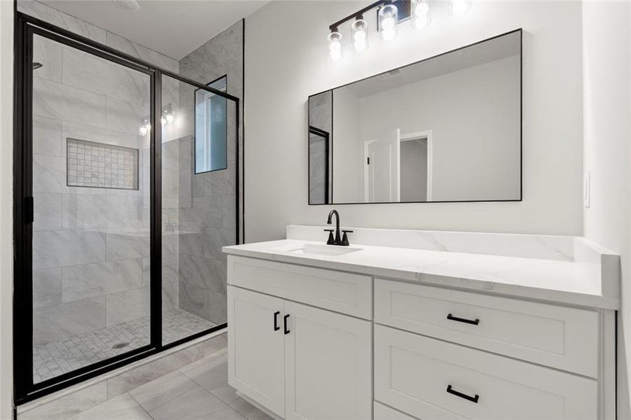 Furnished interior view inside a new home in , Stone Mountain (Image 12).