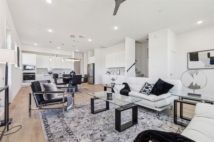 Furnished interior view inside a new home in , Sherman (Image 7).
