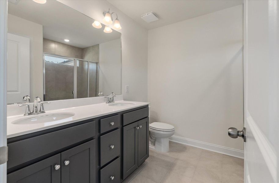 Furnished interior view inside a new home in The Landings at Montague, Goose Creek (Image 17).