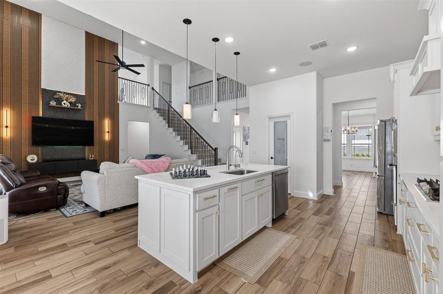 Furnished interior view inside a new home in , Little Elm (Image 16).