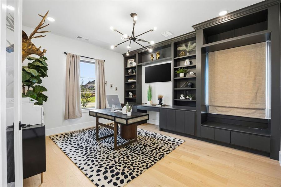 Furnished interior view inside a new home in , Prosper (Image 11). Furnished interior view inside a new home in , Prosper (Image 11).