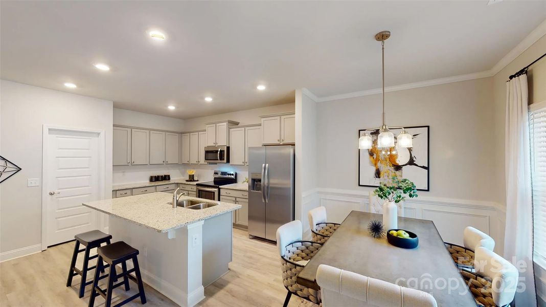 Furnished interior view inside a new home in Swann Hills, Statesville (Image 8).