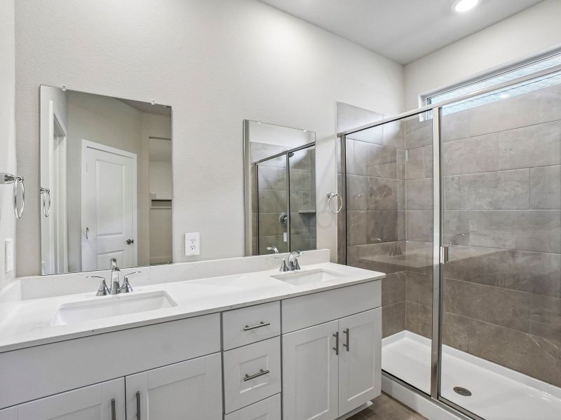 Furnished interior view inside a new home in Eastridge - Premier Series, McKinney (Image 9).