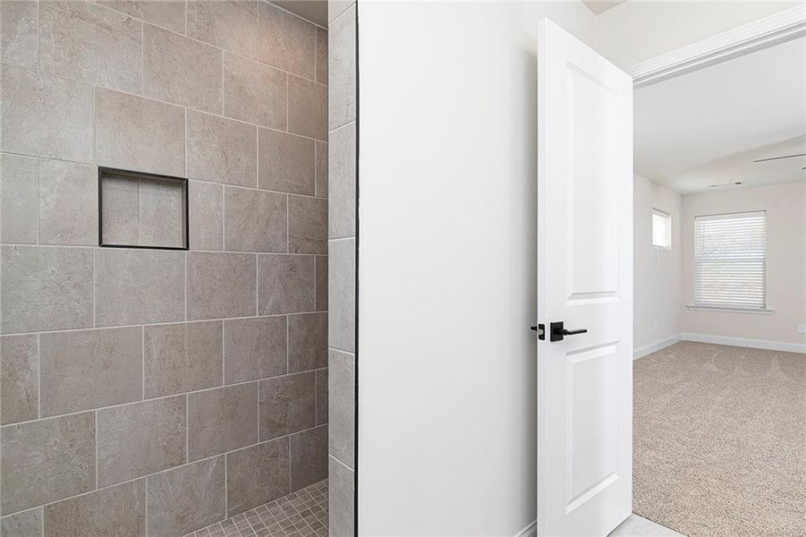 Close-up of interior finishes inside a home in , Dallas (Image 12).