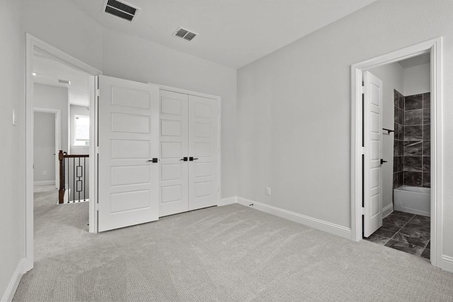 Representative unfurnished interior of a home built from the Bradley by Landon Homes in East Village - Classic Series, Frisco (Image 62). Representative unfurnished interior of a home built from the Bradley by Landon Homes in East Village - Classic Series, Frisco (Image 62).