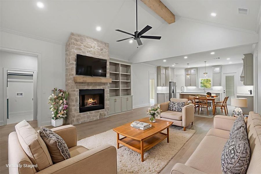 Furnished interior view inside a new home in , Athens (Image 5). Furnished interior view inside a new home in , Athens (Image 5).