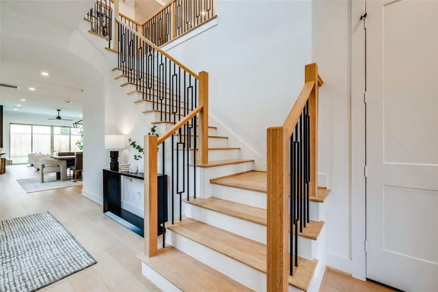 Furnished interior view inside a new home in , Houston (Image 17).
