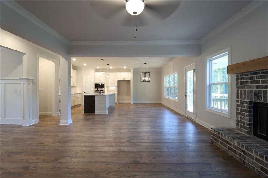 Spacious, unfurnished interior of a new home in Woodland Hills, Loganville (Image 17). Spacious, unfurnished interior of a new home in Woodland Hills, Loganville (Image 17).