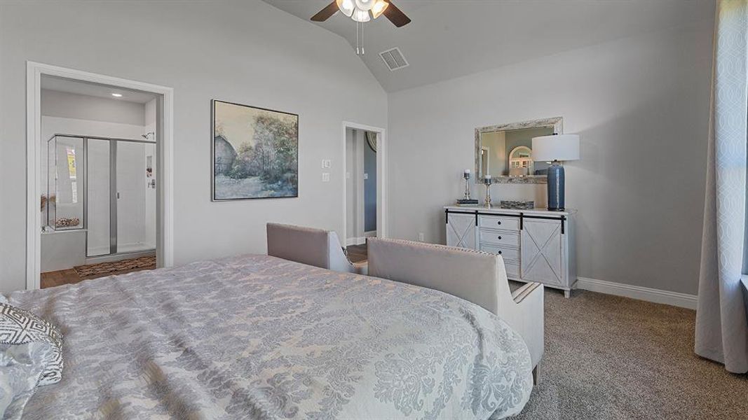 Furnished interior view inside a new home in Eden Ranch, Arlington (Image 18). Furnished interior view inside a new home in Eden Ranch, Arlington (Image 18).