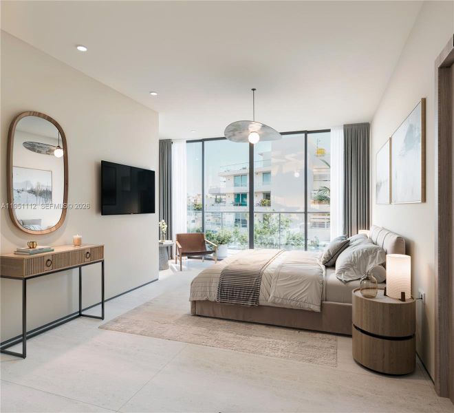 Furnished interior view inside a new home in , Bay Harbor Islands (Image 6).