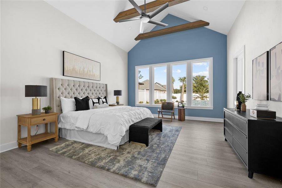 Furnished interior view inside a new home in , Newberry (Image 4).