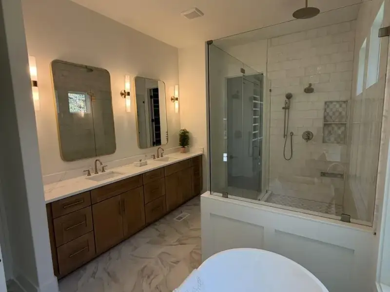 Furnished interior view inside a new home in , Hoschton (Image 15).