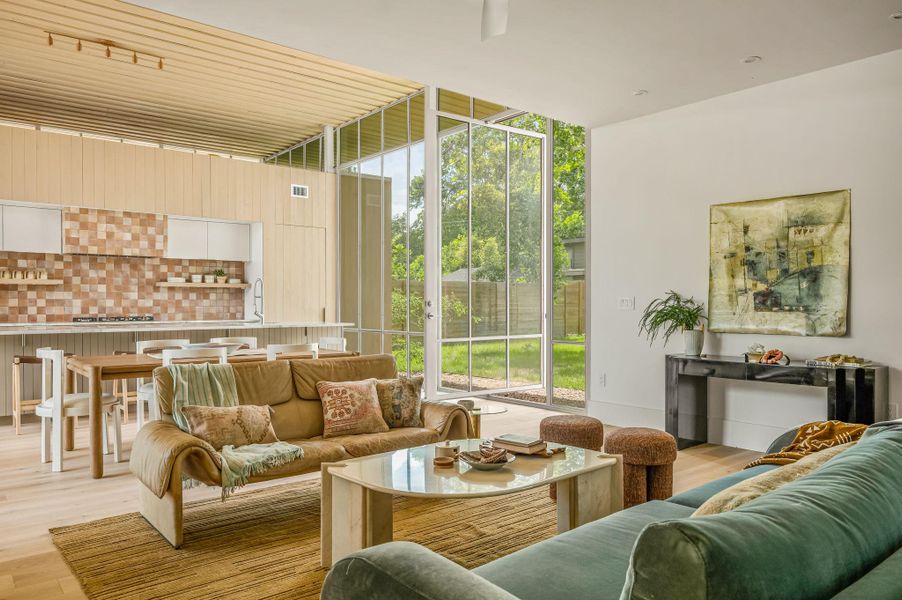 Furnished interior view inside a new home in , Austin (Image 11).