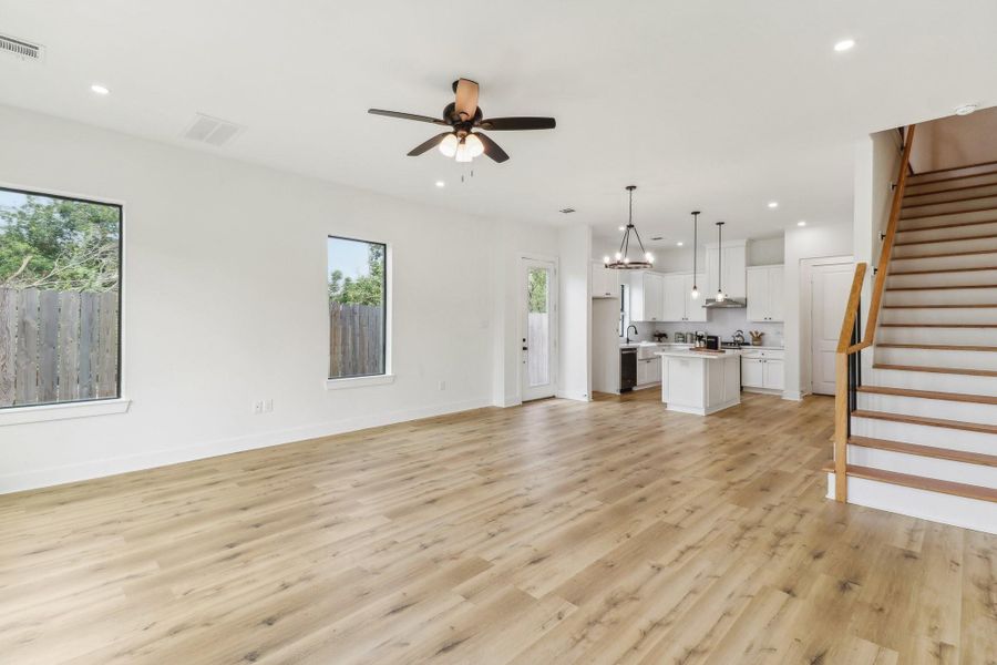 Tons of Natural lighting for the entire family to enjoy on those relaxing weekends.