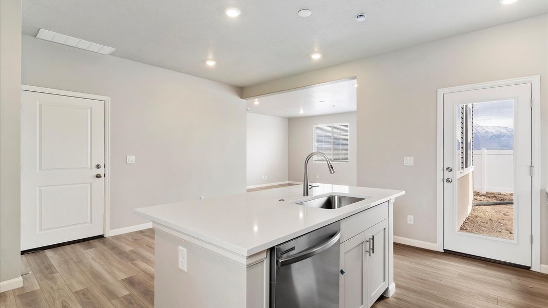 Furnished interior view inside a new home in Reunion, Commerce City (Image 9).