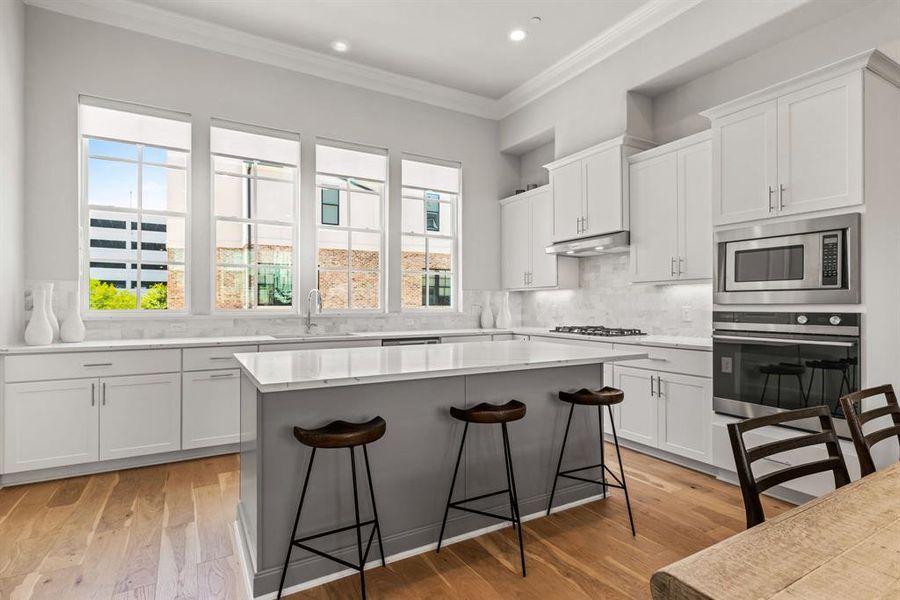 Image of model home with similar floorplan