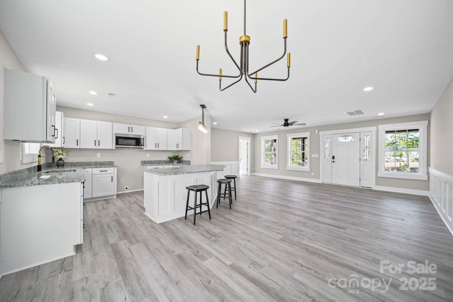 Furnished interior view inside a new home in , Peachland (Image 6).
