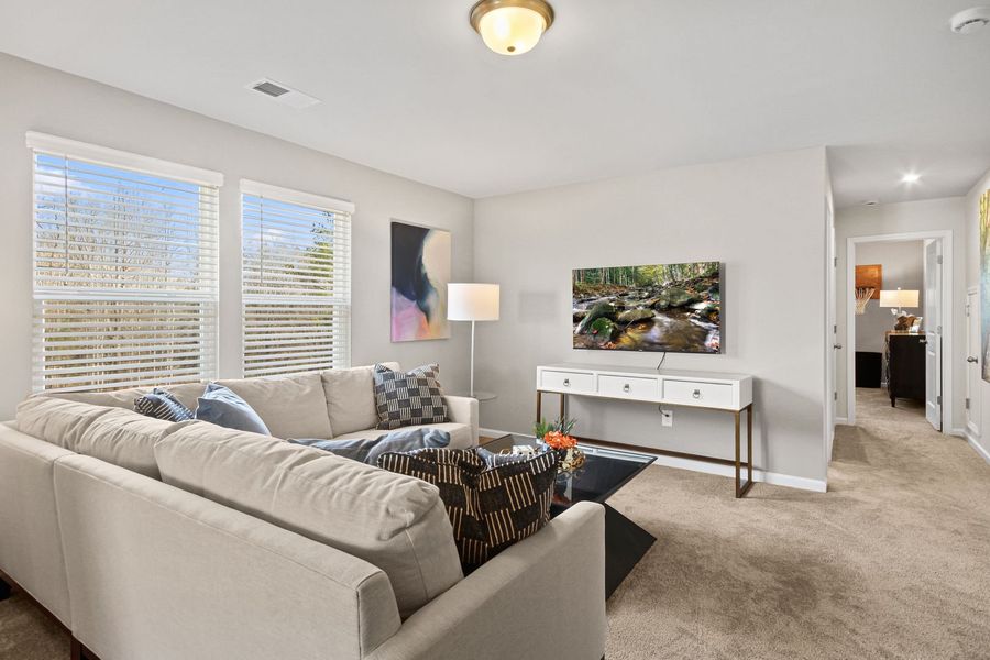 Representative furnished interior of a home built from the The Cade by Stanley Martin Homes in Westbriar Woods Single Family Homes, Spartanburg (Image 7).