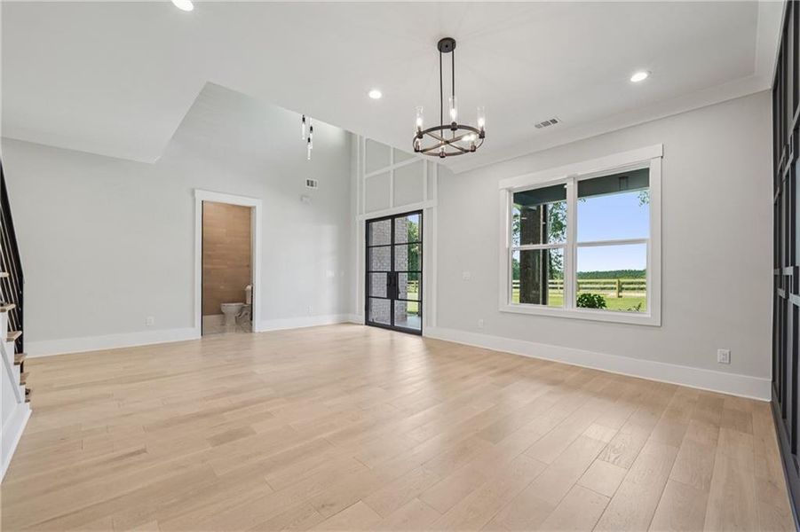 Spacious, unfurnished interior of a new home in , Commerce (Image 23).