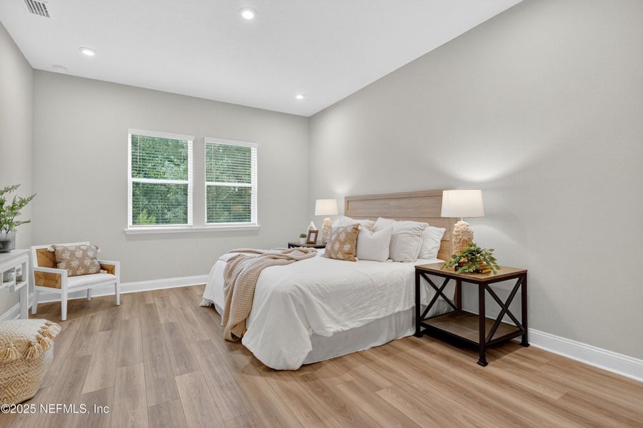 Furnished interior view inside a new home in RiverTown - WaterSong, St. Johns (Image 46).