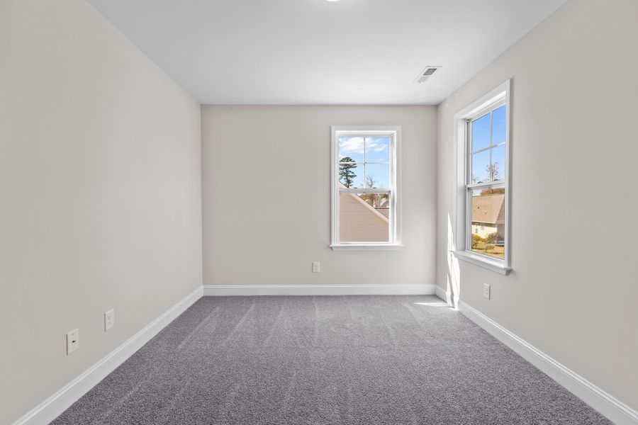 Representative unfurnished interior of a home built from the Turner by Bill Clark Homes in Davenport Farms, Winterville (Image 36). Representative unfurnished interior of a home built from the Turner by Bill Clark Homes in Davenport Farms, Winterville (Image 36).