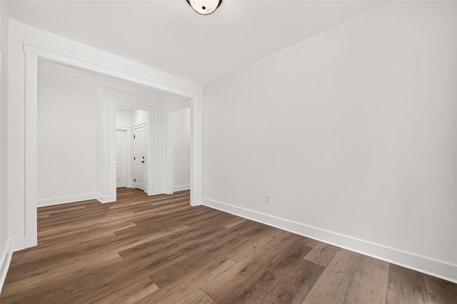 Spacious, unfurnished interior of a new home in Two Step Farm, Montgomery (Image 46). Spacious, unfurnished interior of a new home in Two Step Farm, Montgomery (Image 46).