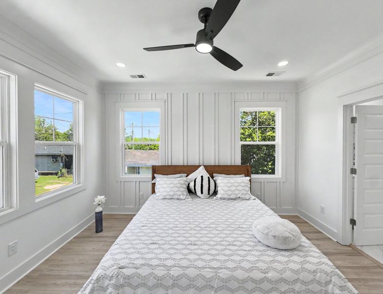 Furnished interior view inside a new home in , North Charleston (Image 32).