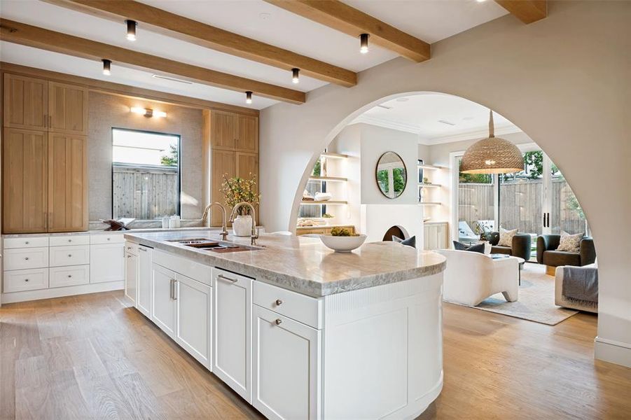 Furnished interior view inside a new home in , Dallas (Image 11).