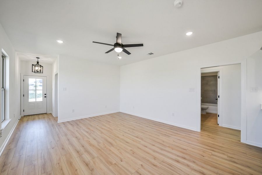 Spacious, unfurnished interior of a new home in Mostyn Springs, Magnolia (Image 19). Spacious, unfurnished interior of a new home in Mostyn Springs, Magnolia (Image 19).