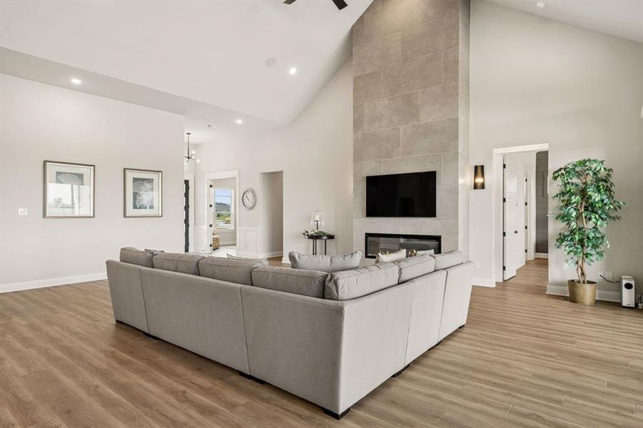 Furnished interior view inside a new home in , Fort Worth (Image 7). Furnished interior view inside a new home in , Fort Worth (Image 7).