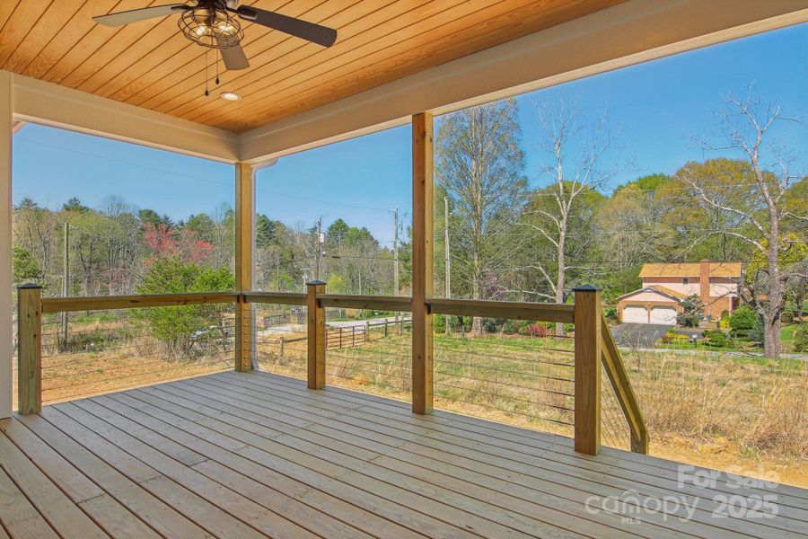 Exterior details and patio area of a home in , Hendersonville (Image 20).