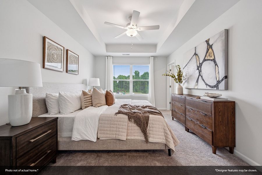 Furnished interior view inside a new home in Lakeview Village, Charlotte (Image 18).