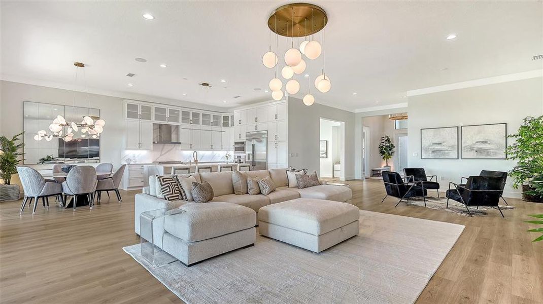 Furnished interior view inside a new home in , Sarasota (Image 62).