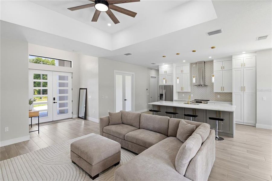 Furnished interior view inside a new home in , North Port (Image 39).