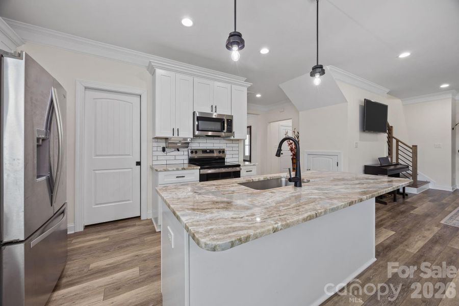 Furnished interior view inside a new home in , Monroe (Image 37).