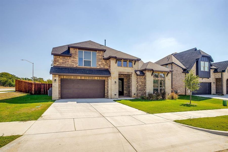 Front exterior of a new home in , Fort Worth, TX, highlighting curb appeal (Image 22).